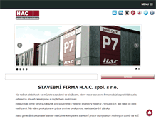 Tablet Screenshot of hac.cz